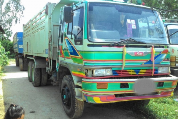 ขาย HINO 3M พ่วงแม่ลูก สองเพลาดั๊ม