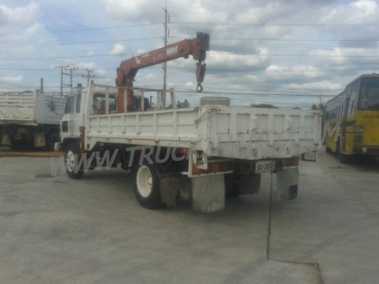 รถบรรทุกติดเครน ISUZU 6 ล้อ FTR12HA   เครน 3 ตัน ปีจดทะเบียน 2538