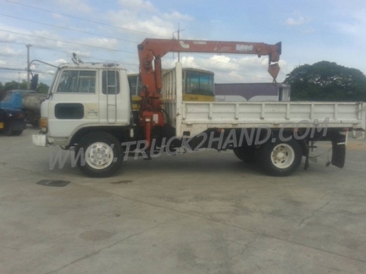 รถบรรทุกติดเครน ISUZU 6 ล้อ FTR12HA   เครน 3 ตัน ปีจดทะเบียน 2538