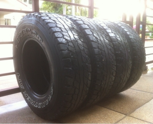 ยาง All Dunlop 30 9.5 R15 ปี11 เนื้อนิ่มๆ ไม่มีปะ