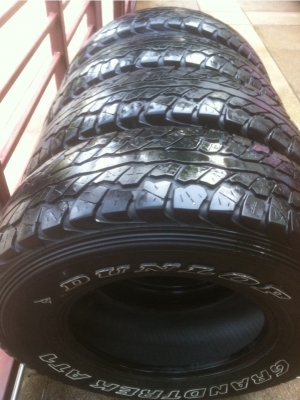 ยาง All Dunlop 30 9.5 R15 ปี11 เนื้อนิ่มๆ ไม่มีปะ ยาง All Dunlop 30 9.5 R15 ปี11 เนื้อนิ่มๆ ไม่มีปะ