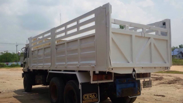 ขายรถบรรทุกสิบล้อดัมพ์ MITSUBISHI TURBO TF ซีเรียล 3,9xx เครื่องเดิม 6D16 turbo 220 แรง กระบะดัมพ์เหล็ก