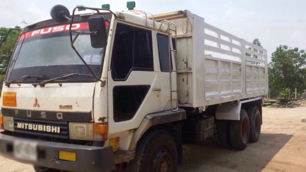 ขายรถบรรทุกสิบล้อดัมพ์ MITSUBISHI TURBO TF ซีเรียล 3,9xx เครื่องเดิม 6D16 turbo 220 แรง กระบะดัมพ์เหล็ก
