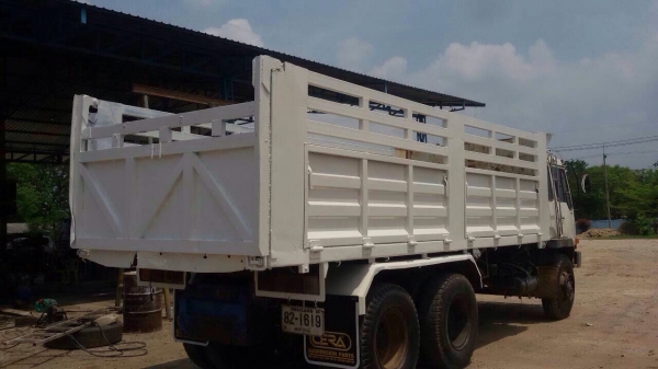ขายรถบรรทุกสิบล้อดัมพ์ MITSUBISHI TURBO TF ซีเรียล 3,9xx เครื่องเดิม 6D16 turbo 220 แรง กระบะดัมพ์เหล็ก