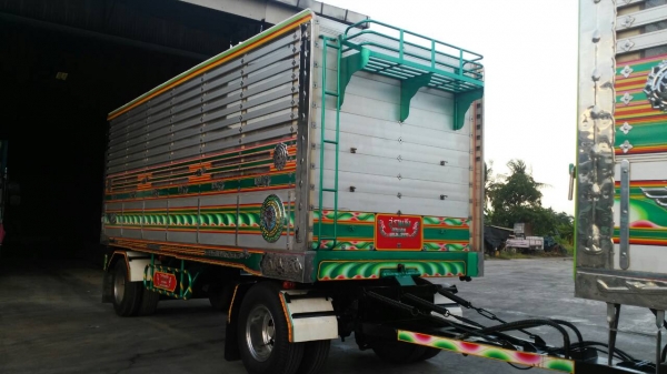 ขายรถบรรทุก 20 ล้อพ่วงแม่ลูกดัมพ์เกษตร HINO MEGA 344 แรงม้า 12 ล้อ ลูกพ่วง 2 เพลา ราคา 2650000