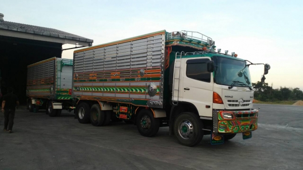 ขายรถบรรทุก 20 ล้อพ่วงแม่ลูกดัมพ์เกษตร HINO MEGA 344 แรงม้า 12 ล้อ ลูกพ่วง 2 เพลา ราคา 2650000