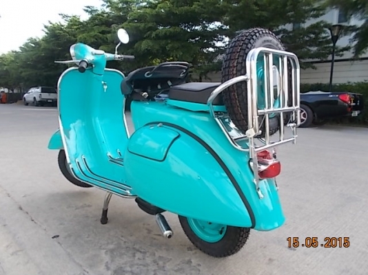 เอเซียเวสป้า---->>จัดส่งรถvespa 64ให้พี่โสภณ ที่สุพรรณ เรียบร้อย 17/05/2558
