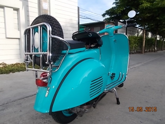 เอเซียเวสป้า---->>จัดส่งรถvespa 64ให้พี่โสภณ ที่สุพรรณ เรียบร้อย 17/05/2558