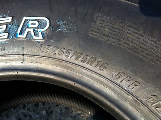 ยางใหม่ Mud-terrain Maxxis Buckshot M/T754 265 75 r16