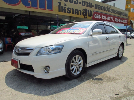 **CAMRY HYBRID 2009** เครื่อง2.4 รถสวยไม่มีชน มีเล่มพร้อมโอน สนใจโทร 080-604-8422 ปุ้ย