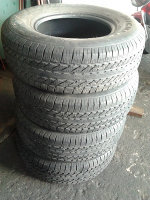 ยางติดรถฟอร์ทูนเนอร์ 265/70/16 ปี11 สภาพดี 1ชุด