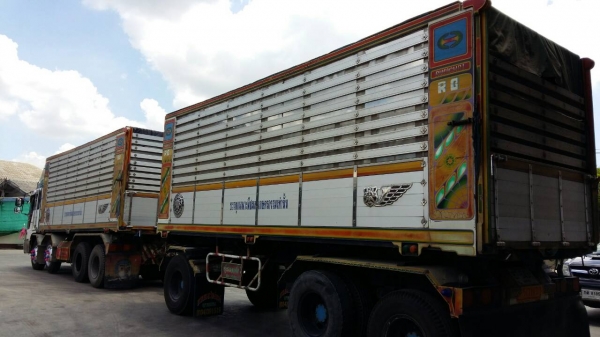 ขายรถพ่วง 24 ล้อ แม่-ลูก กระบะเนียมคอกเกษตรดั้ม HINO PROFIA P11C-320 เกียร์ 7 เกียร์เดินหน้า รถสวยมากๆ ราคา1750000 ต่อรอง สนใจโทรจองด่วน