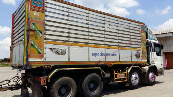 ขายรถพ่วง 24 ล้อ แม่-ลูก กระบะเนียมคอกเกษตรดั้ม HINO PROFIA P11C-320 เกียร์ 7 เกียร์เดินหน้า รถสวยมากๆ ราคา1750000 ต่อรอง สนใจโทรจองด่วน