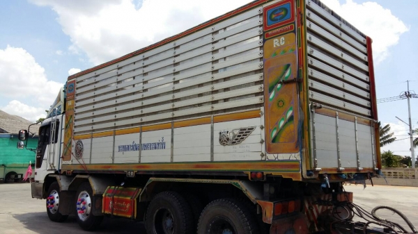 ขายรถพ่วง 24 ล้อ แม่-ลูก กระบะเนียมคอกเกษตรดั้ม HINO PROFIA P11C-320 เกียร์ 7 เกียร์เดินหน้า รถสวยมากๆ ราคา1750000 ต่อรอง สนใจโทรจองด่วน