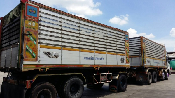 ขายรถพ่วง 24 ล้อ แม่-ลูก กระบะเนียมคอกเกษตรดั้ม HINO PROFIA P11C-320 เกียร์ 7 เกียร์เดินหน้า รถสวยมากๆ ราคา1750000 ต่อรอง สนใจโทรจองด่วน