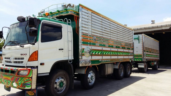 ขายรถพ่วง 24 ล้อ แม่-ลูก กระบะเนียมคอกเกษตรดั้ม HINO 344 ปี.54 เบรคแห้ง รถสวยวิ้งน้อย ราคา.2750000 สนใจรีบจองด่วน