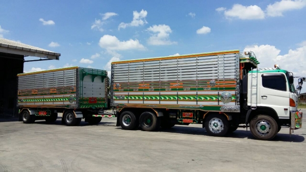 ขายรถพ่วง 24 ล้อ แม่-ลูก กระบะเนียมคอกเกษตรดั้ม HINO 344 ปี.54 เบรคแห้ง รถสวยวิ้งน้อย ราคา.2750000 สนใจรีบจองด่วน