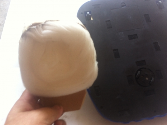 หุ่นเช็ดพื้นอย่างง่ายของใหม่ มีผ้าแปะมาให้ด้วย 1 กล่อง ใช้พลังงานถ่าน