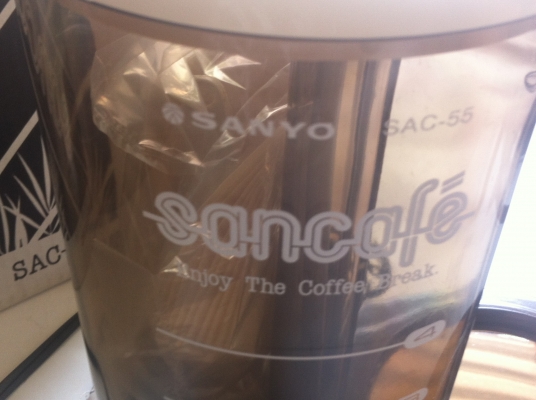 เครื่องชงกาแฟ SANYO รุ่น sancafe  ทำให้การชงการแฟง่าย และสนุก ของใหม่จากญี่ปุ่น