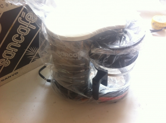 เครื่องชงกาแฟ SANYO รุ่น sancafe  ทำให้การชงการแฟง่าย และสนุก ของใหม่จากญี่ปุ่น