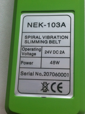 เข็มขัดสั่นกระชับสัดส่วน S Line MAX  มีรูปการทำงานให้เลือกหลายแบบ