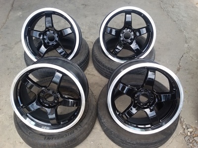 ขายล้อล้อProject D 17หน้า7 4/100*5/100 4 ล้อ