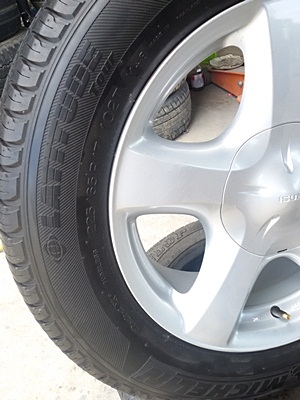 ขายล้อแม็กISUZU V Cross ขอบ17ยาง225/65/17 ปี12 4 ล้อ