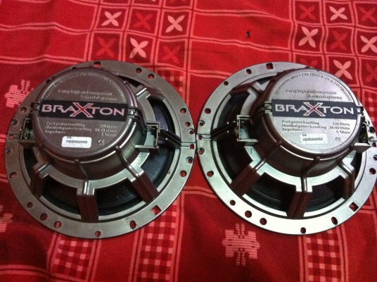 ขายลำโพงเสียงกลาง BRAXTON 6" สภาพสวยๆเดิมๆเสียงดีแนวไฮเอน ขายถูกๆ1000.-