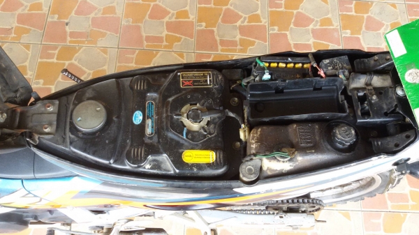 honda nova dash125 เดิมๆเครื่องดี ทะเบียนโอน(มีคลิ๊ป)6,500บาท.