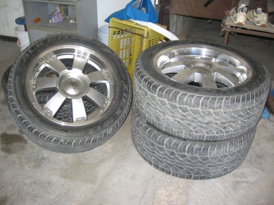 ขายล้อแม็กซ์ Lenso  20 นิ้วพร้อมยาง Falken สภาพดี