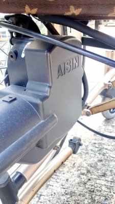 ขายวีลแชร์ไฟฟ้าแบบพับได้ AISIN สินค้าเพิ่งมาจากญี่ปุ่น