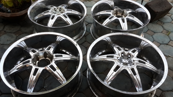 Verde wheel  ขอบ 24 โครเมี่ยม 6รู ครบชุด 4วง