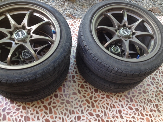 ขายล้อ CE28 16 งาน ROTA พร้อมยาง Dunlop 195 45 16