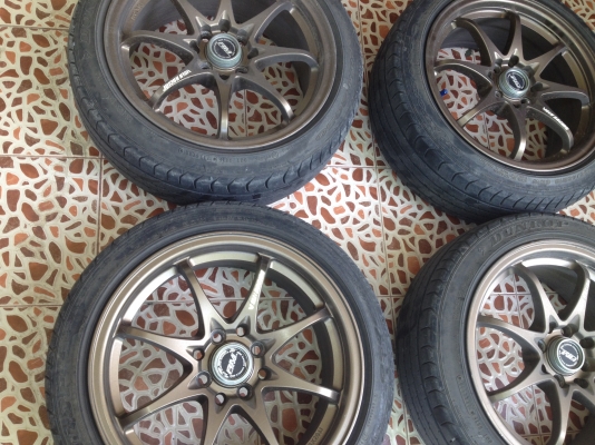 ขายล้อ CE28 16 งาน ROTA พร้อมยาง Dunlop 195 45 16 ขายล้อ CE28 16 งาน ROTA พร้อมยาง Dunlop 195 45 16