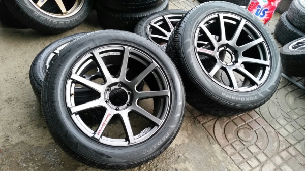 ล้อแม็ก lenso rte ขอบ20 พร้อมยาง yokohama