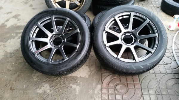 ล้อแม็ก lenso rte ขอบ20 พร้อมยาง yokohama