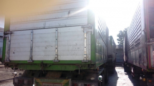 ขาย HINO MEGA 320 พ่วงแม่ลูก สองเพลาดั๊ม กระบะเนียมคอกเกษตร รถปี 51