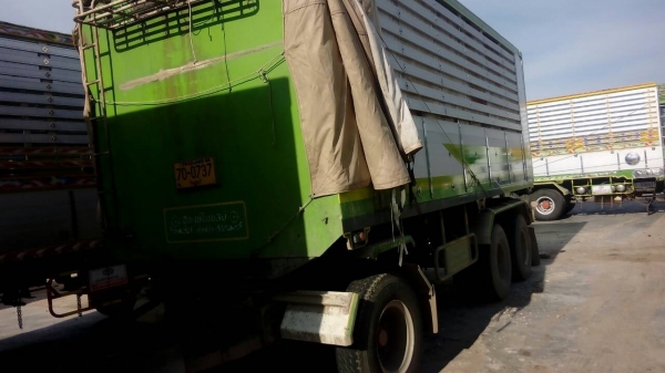 ขาย HINO MEGA 320 พ่วงแม่ลูก สองเพลาดั๊ม กระบะเนียมคอกเกษตร รถปี 51