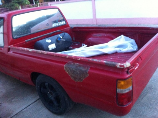 กะบะไมตี้แคป ปี92 วางเครื่อง1jz ติดแก็ส LPG ล้อ 17 ขายตามสภาพคับ เอกสารพร้อมโอน