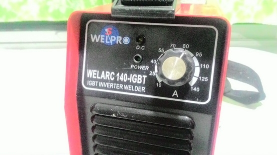 ตู้เชื่อมระบบอินเวอร์เตอร์ welpro ขนาด140A สภาพพร้อมใช้งาน ผ่านการใช้งานมาน้อย อุปกรณ์ครบครับ