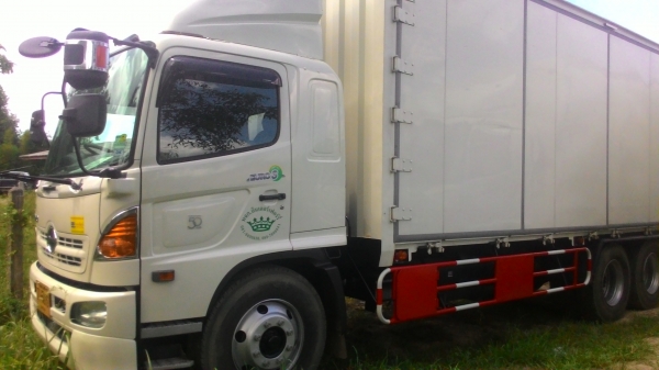 ขายรถ10ล้อ 2 เพลา บรรทุกตู้แห้ง ยาว 7.5 เมตร