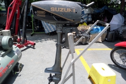 ขาย เครื่องเรือ SUZUKI 2 แรง 2 จังหวะ ราคา 9,500