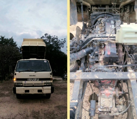 **450,000 บ.ต่อรอง/// 6ล้อดั้มดิน ISUZU-195 ** ขาย ISUZU JUSTON -195 6ล้อดั้มดิน5คิว ประกอบ ISUZU NRR32E 6HE1-195HP ประกอบ เครื่อง/เกียร์ ROCKY 6HE1-195แรง 6สูบ เครื่องดี แรงดี แน่น เกียร์ROCK พร้อมลุย เข้าง่าย ไม่หลุด ช่วงล่างใหญ่ Fหน้า-หลัง แล้ว คัสซีดี