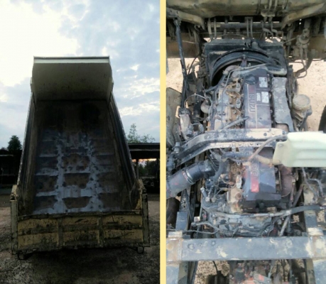 **450,000 บ.ต่อรอง/// 6ล้อดั้มดิน ISUZU-195 ** ขาย ISUZU JUSTON -195 6ล้อดั้มดิน5คิว ประกอบ ISUZU NRR32E 6HE1-195HP ประกอบ เครื่อง/เกียร์ ROCKY 6HE1-195แรง 6สูบ เครื่องดี แรงดี แน่น เกียร์ROCK พร้อมลุย เข้าง่าย ไม่หลุด ช่วงล่างใหญ่ Fหน้า-หลัง แล้ว คัสซีดี