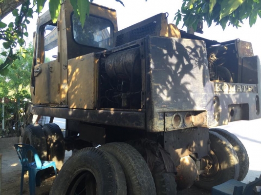 รถขุดล้อยางPW100-1...มีใบอินวอยล์ รถใช้มือเดียวซื้อรถเช็คมาจาก บ.ซีเอสมอเตอร์....