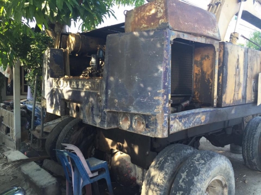 รถขุดล้อยางPW100-1...มีใบอินวอยล์ รถใช้มือเดียวซื้อรถเช็คมาจาก บ.ซีเอสมอเตอร์....