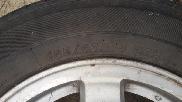 ล้อแม็กพร้อมยางขอบ 14