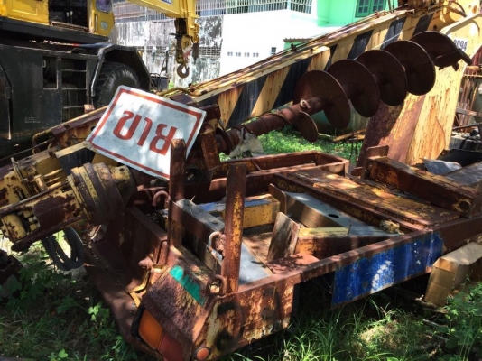 เครน 7.7 ตัน ติดตัวสว่านเจาะดิน....เตรน3 ปลอก 2 ชักยีดยาว 10 เมตร หัวสว่านยืดได้อีก ของนอกนำเข้าไม่เคยใช้ในเมืองไทย สภาพสวย