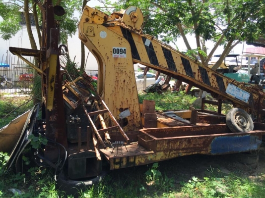 เครน 7.7 ตัน ติดตัวสว่านเจาะดิน....เตรน3 ปลอก 2 ชักยีดยาว 10 เมตร หัวสว่านยืดได้อีก ของนอกนำเข้าไม่เคยใช้ในเมืองไทย สภาพสวย