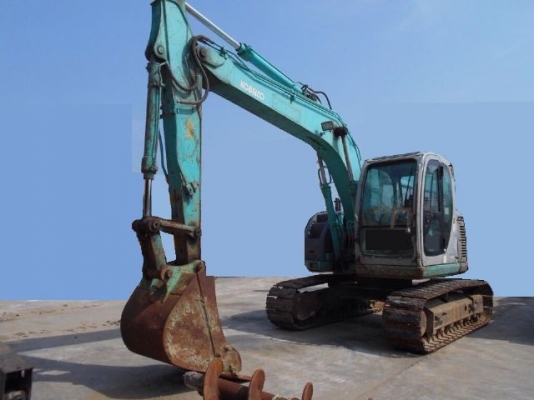 ขายรถแบคโฮ KOBELCO SK115SR สภาพสวยพร้อมใช้ นำเข้าจากญี่ปุ่น มีVDOการทำงานครับ